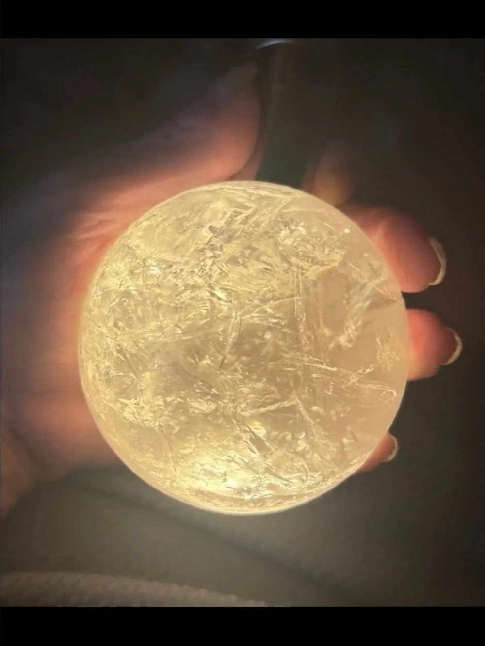 Clear Quartz Crystal Sphere
